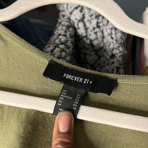 Forever 21 Plus Size Peplum top